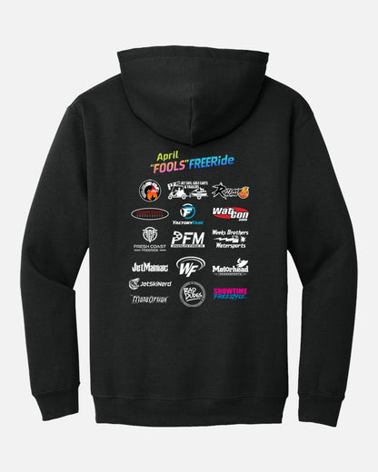 '26 April “FOOLS” FREERide Hoodie - Black