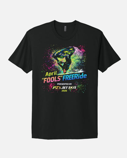 '26 April “FOOLS” FREERide Tee - Black
