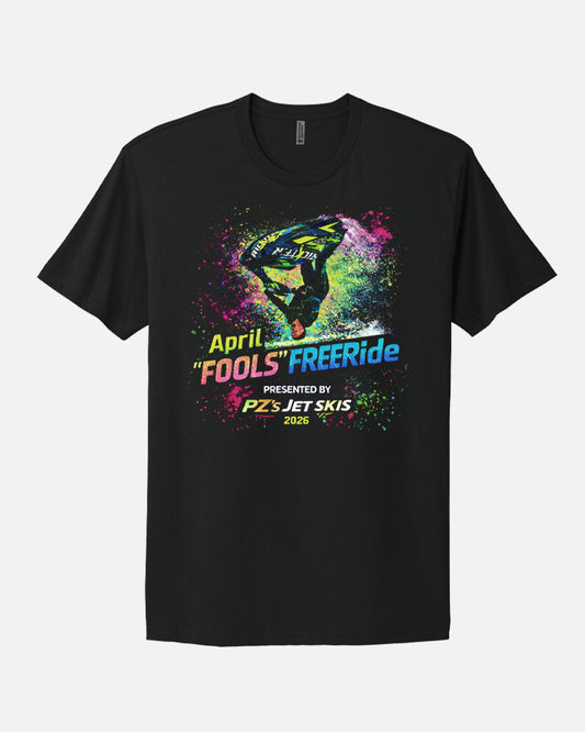 '26 April “FOOLS” FREERide Tee - Black